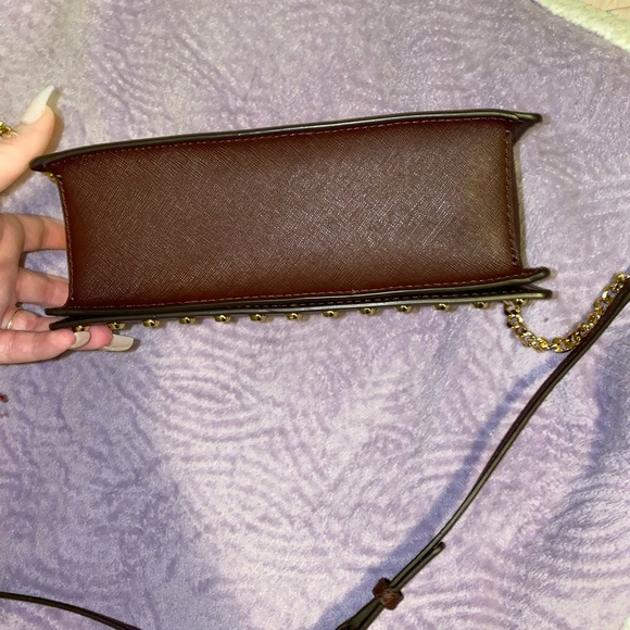 Michael Kors Maroon and Gold Crossbody - Picture 5 of 9